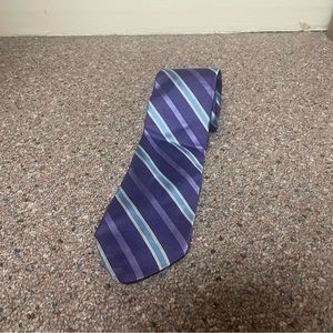 Vintage 346 Brooks Brothers Men’s Necktie Striped 100% Silk Made In USA Purple